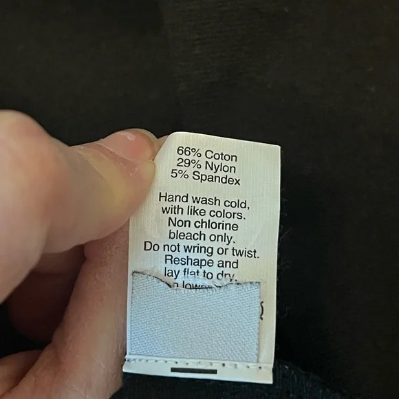 J. Crew Black Ponte Knit Peplum Long Sleeve Top Exposed Zipper Stretch Blouse - Picture 10 of 10